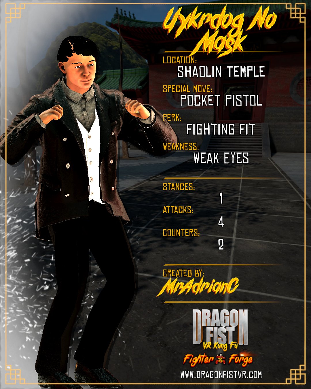 Uykrdog No Mask - Created By: MrAdrianC